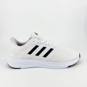 Triko Beyaz Siyah Spor Ayakkabı