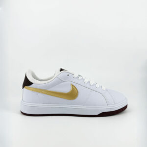 Court - Beyaz Sarı Kadın Spor Ayakkabı