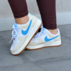 Nike Air Force 1 '07 - White & Light Blue Gum Sole Edition 2 1 4