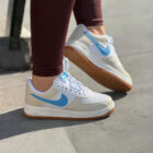 Nike Air Force 1 '07 - White & Light Blue Gum Sole Edition 1 2 4