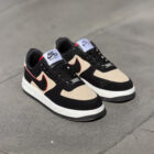 Nike Air Force 1 Low - Siyah/Bej Kontrastlı Süet 3 2 kopya