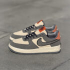 Nike Air Force 1 Low - Antrasit / Bej Süet Sneaker 5 3 4