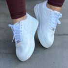 Nike Air Force 1 Low All White - Tam Beyaz Deri Sneaker 5 4 1