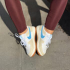 Nike Air Force 1 '07 - White & Light Blue Gum Sole Edition 5 4 3
