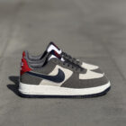 Nike Air Force 1 Low Suede - Haki Bej ve Lacivert Detaylı 1 5