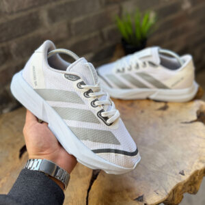 Adidas Adizero BK Beyaz Gümüş Gri - Hafif Performans Koşu Ayakkabısı