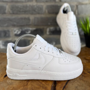 Nike Air Force 1 Low All White - Tam Beyaz Deri Sneaker