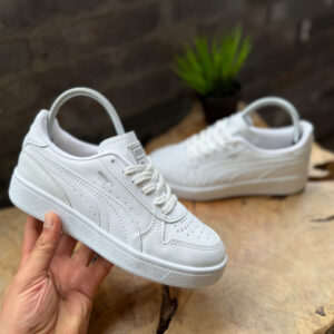 Puma Indoor Classic - Minimalist Beyaz Sneaker