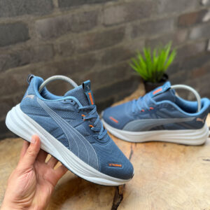 Puma Ultraweave PWRTAPE Lacivert Turuncu - Hafif Performans Koşu Ayakkabısı