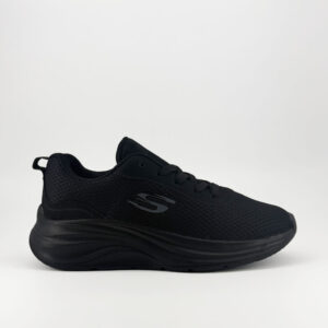 Skechers GoRun Kalın Tabanlı Nefes Alabilen Full Siyah Sneaker