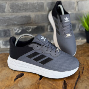 Adidas Repetitor Gri Siyah - Nefes Alabilir Günlük Spor Ayakkabı