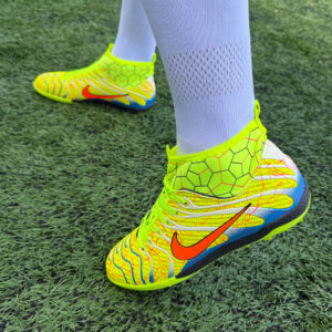 Nike Mercurial Superfly TF Bilekli Neon Sarı Halı Saha Ayakkabısı