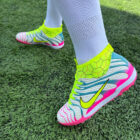 Nike Mercurial Superfly TF Bilekli Halı Saha Ayakkabısı - Beyaz / Neon Pembe 2 beyaz 1 19
