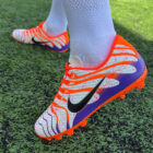 Nike Mercurial Vapor Pro TF Bileksiz Beyaz-Turuncu Halı Saha Ayakkabısı 2 beyaz 1 22