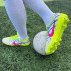 Nike Mercurial Vapor Çim Saha Uyumlu Beyaz-Neon Krampon 2 beyaz 1 24