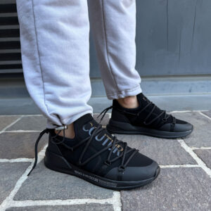 Versace Jeans Couture Speedtrack (Triple Black / Silver Graphic)