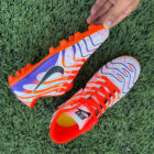 Nike Mercurial Vapor Pro TF Bileksiz Beyaz-Turuncu Halı Saha Ayakkabısı 3 beyaz 2 22