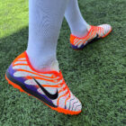 Nike Mercurial Vapor Halı Saha Kramponu (White / Strike Orange / Purple Pack) 1 beyaz 3 8
