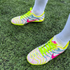 Nike Mercurial Vapor Pro TF Bileksiz Beyaz-Neon Halı Saha Ayakkabısı 5 beyaz 4 17
