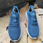 Calvin Klein Jeans Mavi Mesh Sneaker Spor Ayakkabı 4 beyaz 3