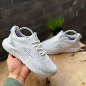 Calvin Klein Jeans Beyaz Monokrom Mesh Sneaker