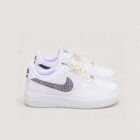 Nike Air Force 1 Custom Mor Taş Detaylı & Halat Bağcıklı Sneaker 3 1