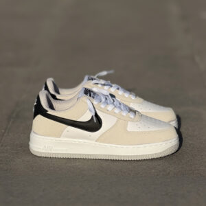 Nike Air Force 1 Low Sanddrift / Black Unisex Süet Sneaker