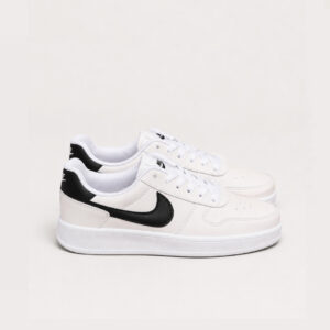 Nike Ebernon Low – Beyaz & Siyah Detaylı Klasik Sneaker