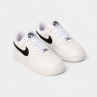 Nike Air Force 1 Low White Black Pütürlü Deri Unisex Sneaker 3 2 22