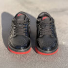 Nike Dunk Low Siyah Rugan Kırmızı Detaylı Unisex Spor Ayakkabı 3 2 39
