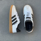 Handball Spezial – Beyaz Deri & Siyah Detaylı Gum Taban Sneaker 4 2 48