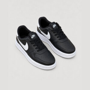 Anasayfa 9 Nike Ebernon Low – Siyah & Beyaz Klasik Sneaker