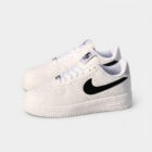 Nike Air Force 1 Low White Black Pütürlü Deri Unisex Sneaker 5 4 14