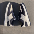 Nike Air Force 1 Low Midnight Navy / Sanddrift Süet Unisex Sneaker 3 4 23