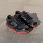 Nike Dunk Low Siyah Rugan Kırmızı Detaylı Unisex Spor Ayakkabı 2 4 27