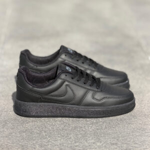 Nike Ebernon Low Triple Black Sneaker – All Black Retro