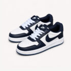 Nike Ebernon Low Midnight Navy / White Unisex Sneaker 5 4 9
