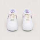 Nike Air Force 1 Custom Mor Taş Detaylı & Halat Bağcıklı Sneaker 6 5