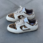 Nike Dunk Low Sail Leopard Print Unisex Deri Sneaker 3 5 15