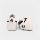 Nike Air Force 1 Low White Black Pütürlü Deri Unisex Sneaker 6 5 7