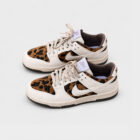 Nike Dunk Low Sail Leopard Print Unisex Deri Sneaker 3 dunk 2