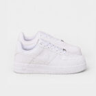 Nike Air Force 1 Low Dokulu Beyaz Unisex Deri Sneaker 1 f1