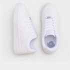 Nike Air Force 1 Low Dokulu Beyaz Unisex Deri Sneaker 4 f4