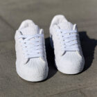 Adidas Superstar All White Düz Beyaz Unisex Deri Sneaker 4 10 1