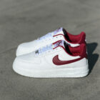 Nike Air Force 1 Low White / Bordeaux Unisex Deri Sneaker 3 16 1