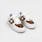 Nike Air Force 1 Low Custom Leopard Print Kürk Detaylı Unisex Sneaker 2 16