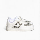 Nike Air Force 1 Low Custom Black Monogram Unisex Dokulu Sneaker 1 18