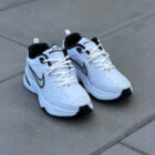 Nike Air Monarch IV White / Black / Metallic Silver Unisex Deri Sneaker 2 2 13