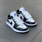 Air Jordan 1 Low Black White Panda Unisex Deri Sneaker 2 3 3