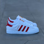 Adidas Superstar White / Better Scarlet Unisex Deri Sneaker 1 4 11